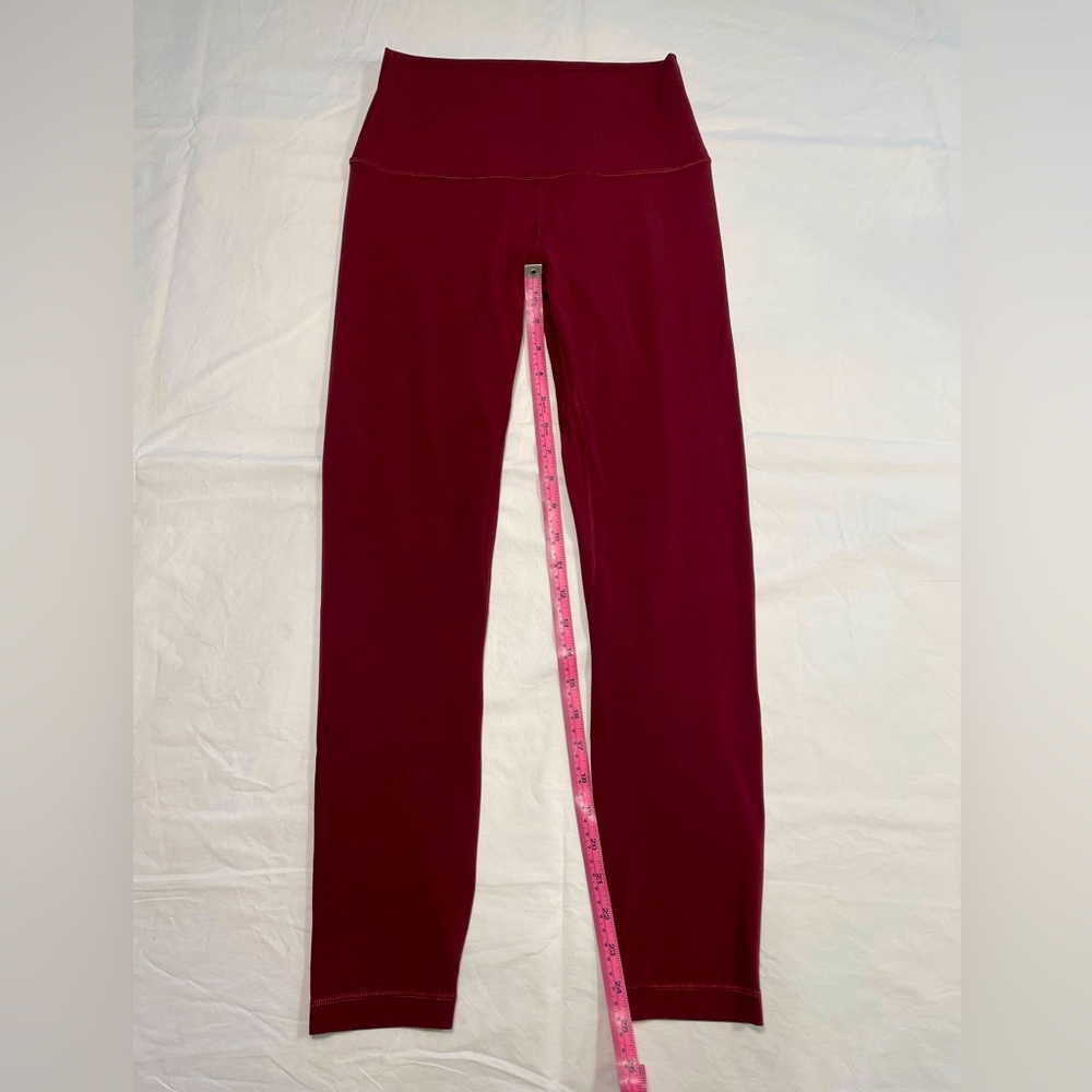 Lululemon Align leggings, 25” sz 6 - Merlot / Burgundy
